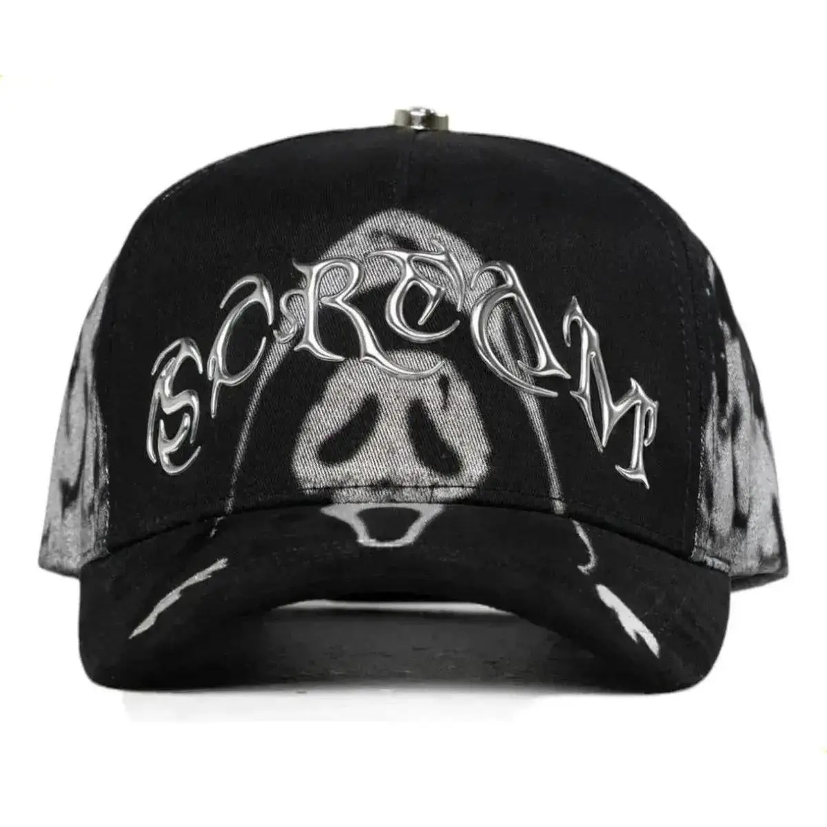 Unisex Adjustable Baseball Cap Barbas Hats B Star Graffiti Scream Color Casual Graphic Print Hat