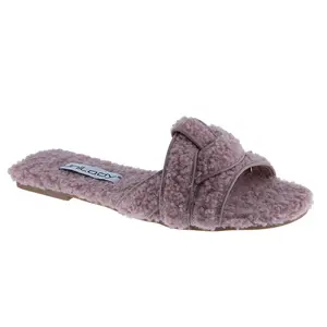 Belovely Women's Open Toe Cotton Slide Slippers - Sustainable & Comfortable - Foam, Flipflop Parent Soft Foam Flipflop