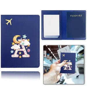 PU Business Leather Card Holder, Personalized Stylish Design, Durable Travel Passport Wallet Organizer, Ideal for Tickets & Sim Cards, Perfect Gifts