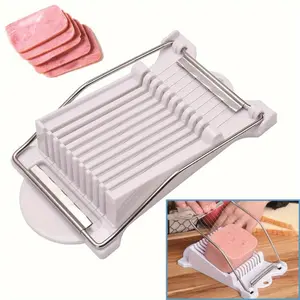Manual Ham Slicer, 1 Count Household Fruit Cutter, Kitchen Egg Cutter, Banana Slicer, Kitchen Gadgets for Precise Cuts, Utensils