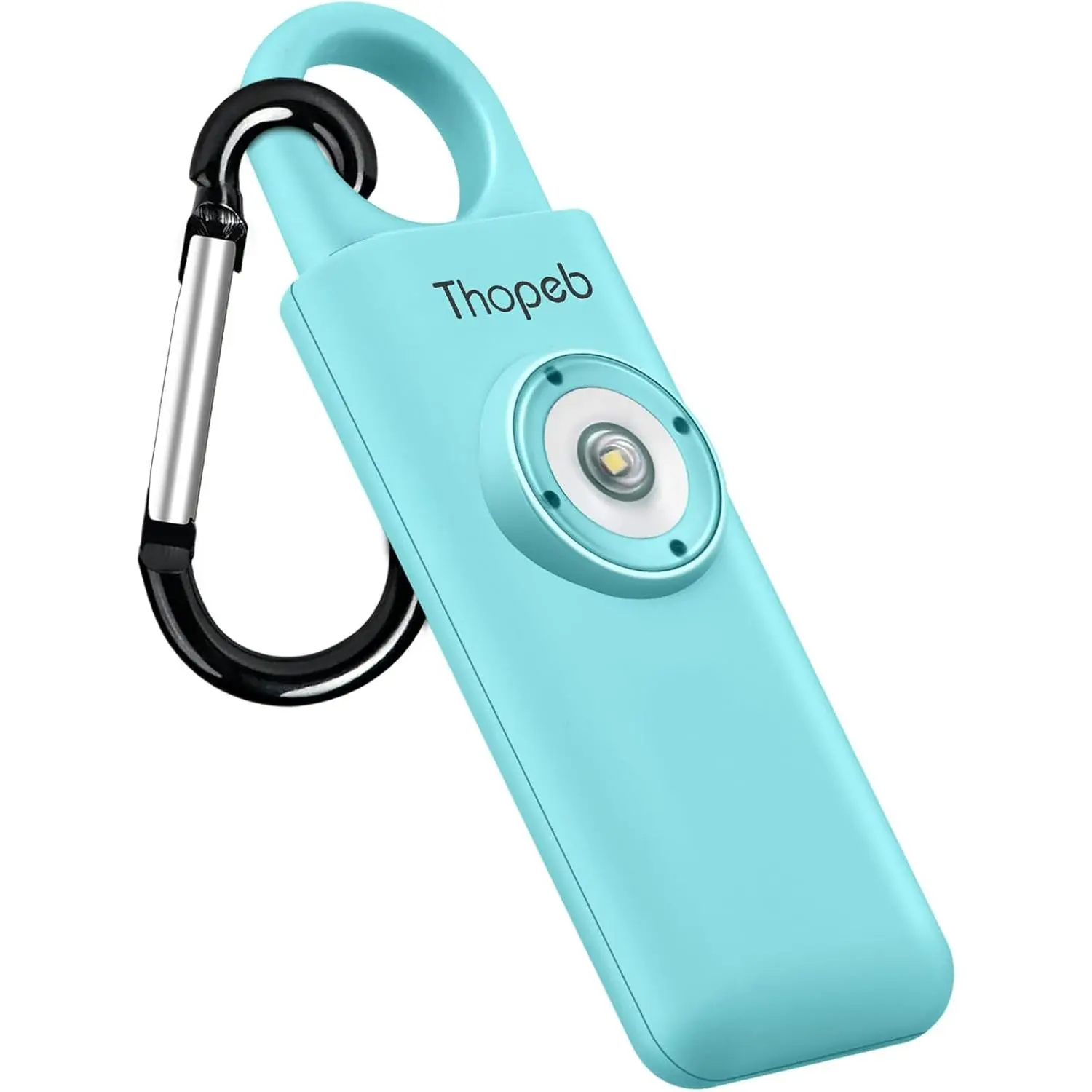 The Original Personal Safety Alarm for Womenn by Women– Loud Siren Birdie Sound, Strobe SOS LED Light, Be Safe with Personal Alarm– Self Defense Keychain for College Essentials (Aqua)