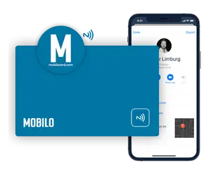 Mobilo Card Combo | Smart Business Card & Smart Button - Tap, Share, Connect