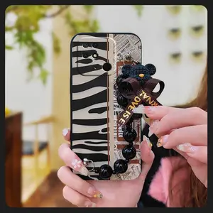 Anti-knock silicone Phone Case For Xiaomi Redmi 10C/Redmi10 India/10 Power Waterproof protective case Skin-friendly feel soft case Simplicity Black pearl pendant cute Back Cover