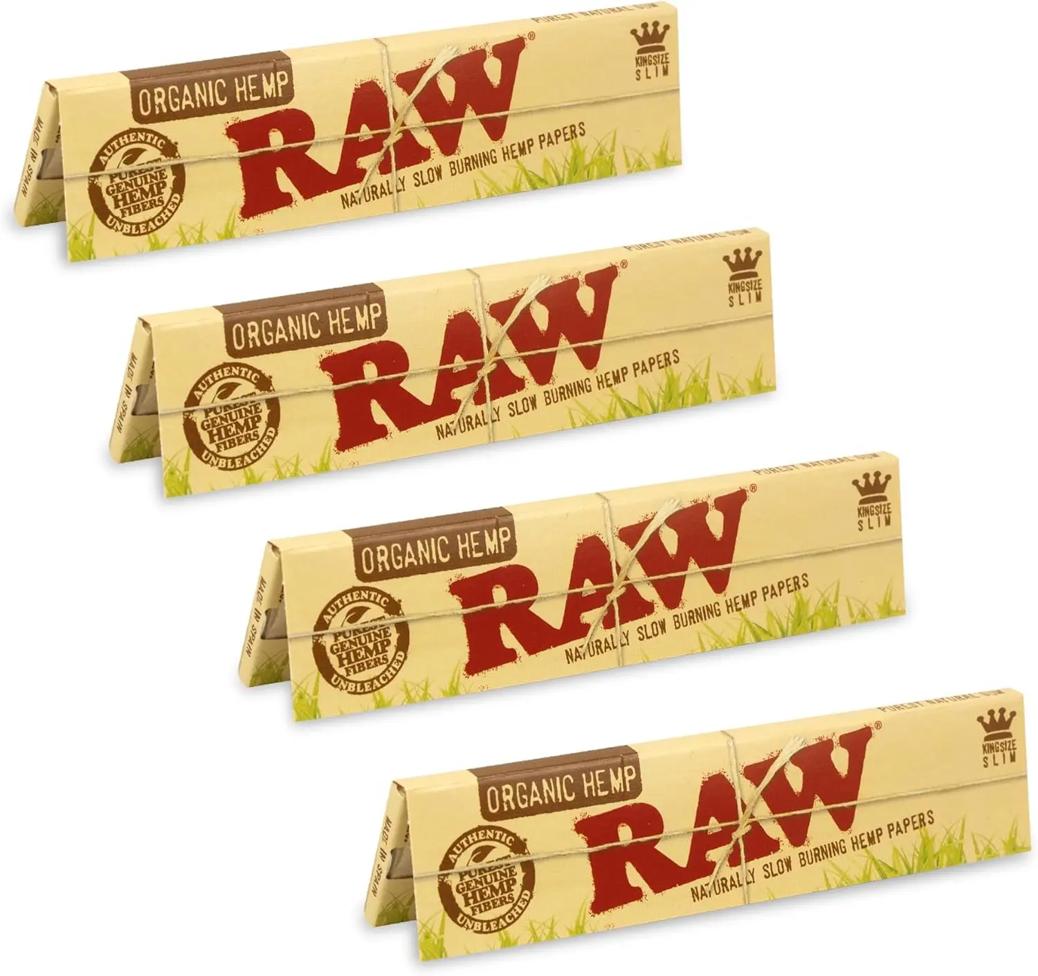 Raw Unbleached Plant Fiber Parchment Paper (4 Packs, 32 Sheets Total) - Large, Slim Craft Paper for DIY Projects (Home Supplies, Tissues & Napkins)