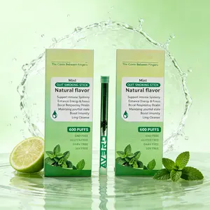 Minimalist Dual-Sided Mint Nasal Aromatherapy Stick, Great for Late-Night Work Study, Cross-Country Road Trips, Business Office Routines, Slim Pocket-Friendly Carry & Recyclable Refillable Frame