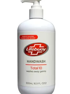 Lifebuoy Total 10 Hand Wash, 16.9 FL OZ (500 ml)
