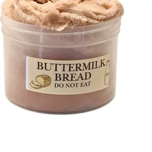 Bubbaboo Buttermilk Bread 8 oz Cloud Slime - Classic Taste with Unique Texture - Fun freebies with every order!
