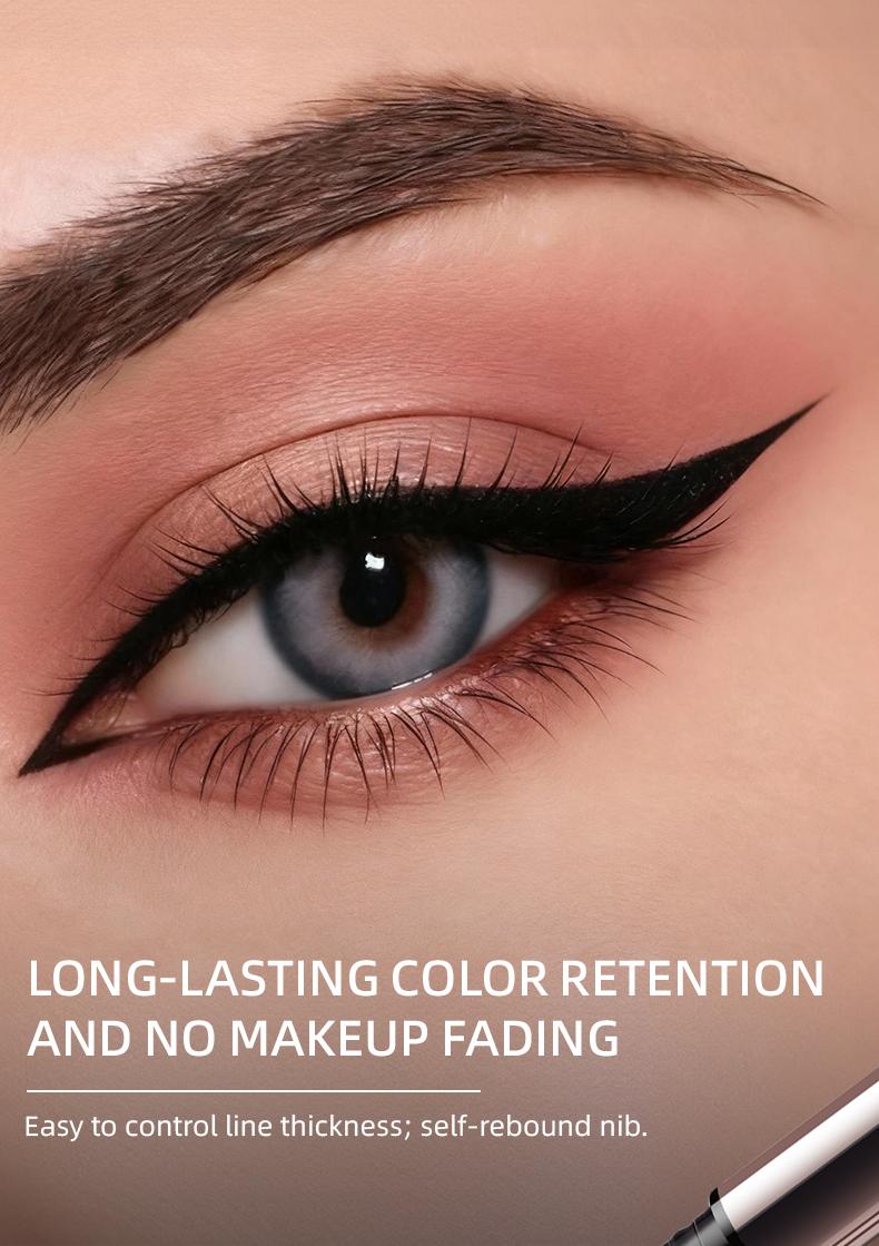 【The you】Silky Glide Dual-Ended Eyeliner | Waterproof & Smudge-Proof | 24H Weightless Wear