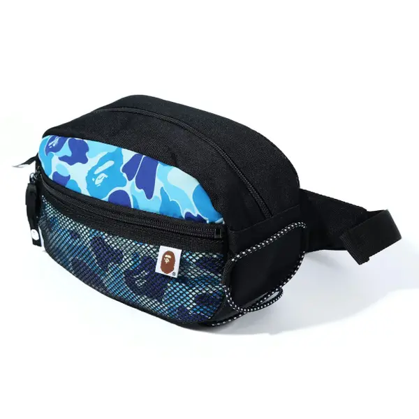 Bape ABC Bungee Cord Waist Bag ABC Blue Camo