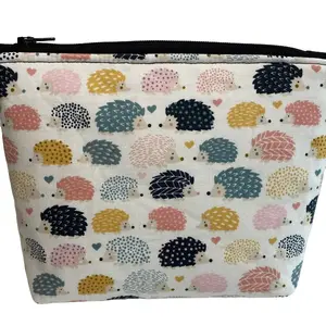 Makeup and Toiletry Pouch with Zipper