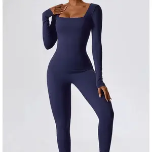 Snatched Tight Push-Up Long Sleeve Women's Jumpsuit  Essential