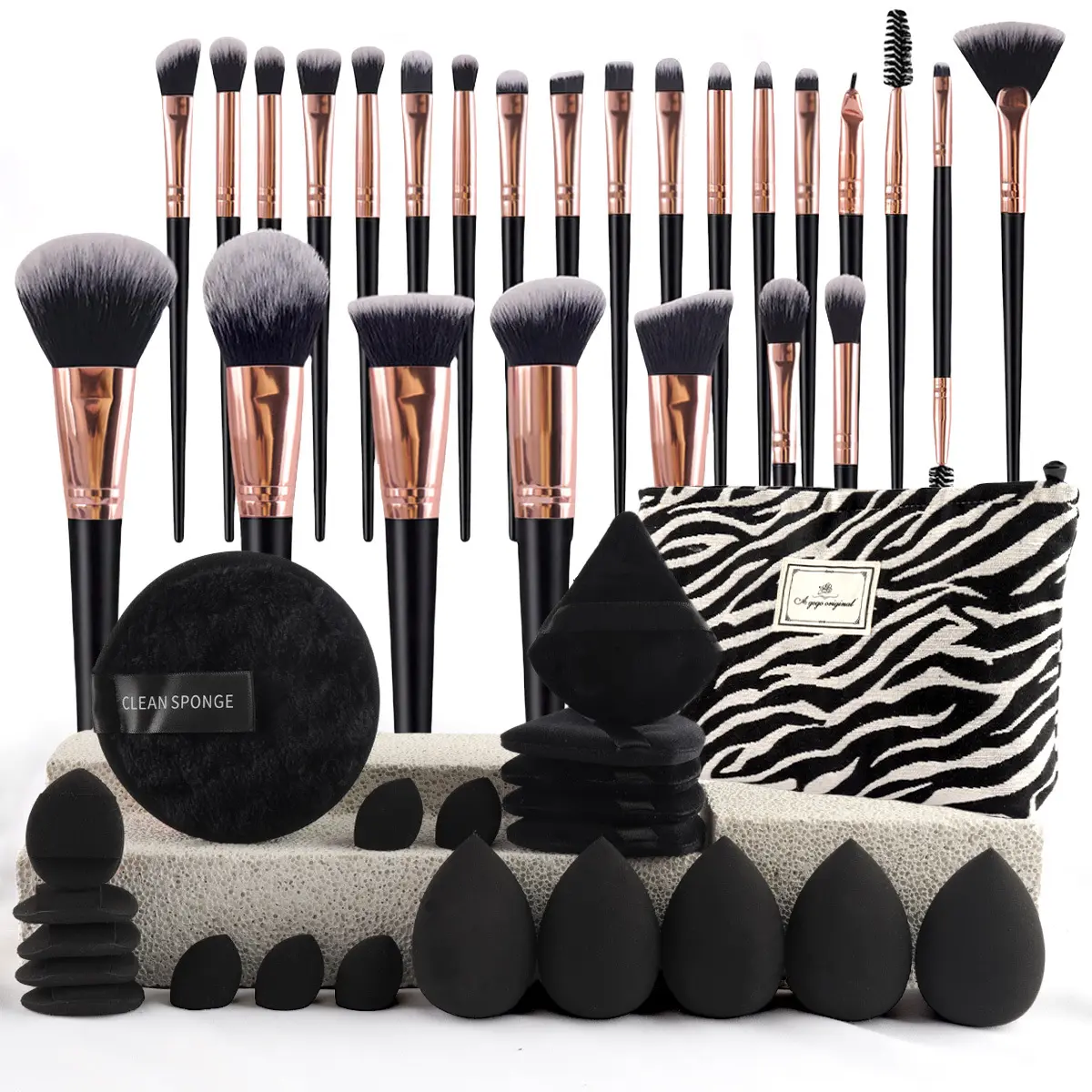 Zebra Pattern 47-Piece Set (Style 3)
