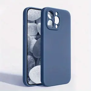 iPhone case,Pure Black All-inclusive Protective Phone Case,Total Protective Shockproof Phone Cover for iPhone 17 16 15 14 13 12 11 Series