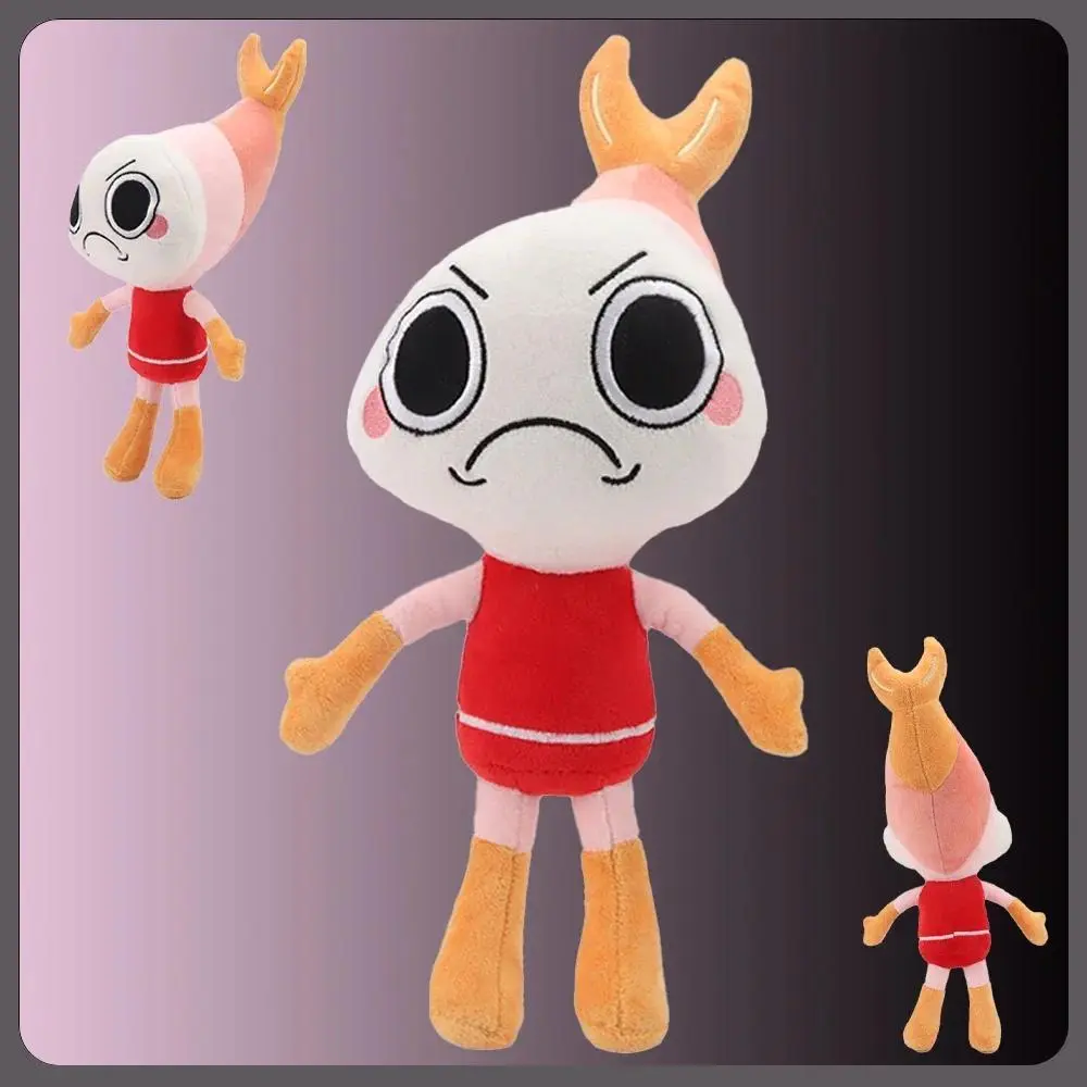 24cm Plush Shrimpo Plush Toys Game Peripheral Figure Doll Birthday Gifts Toys for Kids Room Decoration