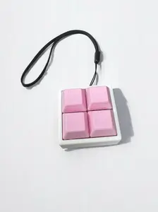 4 Key (Square) Keycap Clicker Keyboard key Switch Keychain - 3D Printed