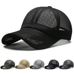 2PACK Men's Casual Baseball Cap With Breathable Mesh, Adjustable Strap, Stylish Outdoor Sun Protection Hat For Hiking And Travel,Fishing,Outdoor(Yellow /Black)
