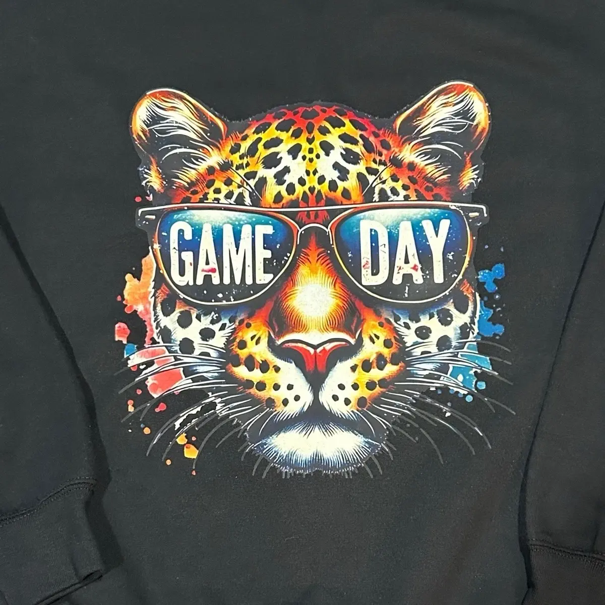 Women's Game Day Jaguar Crewneck Sweatshirt - Hoodie for Sports and Outdoors - Womenswear Sweaters Tops Comfortable Comfort football merch