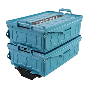 YakAttack TracPak Combo Kit, Two Boxes and Quick Release Base, Jetty Blue Kayak Fishing Accessory
