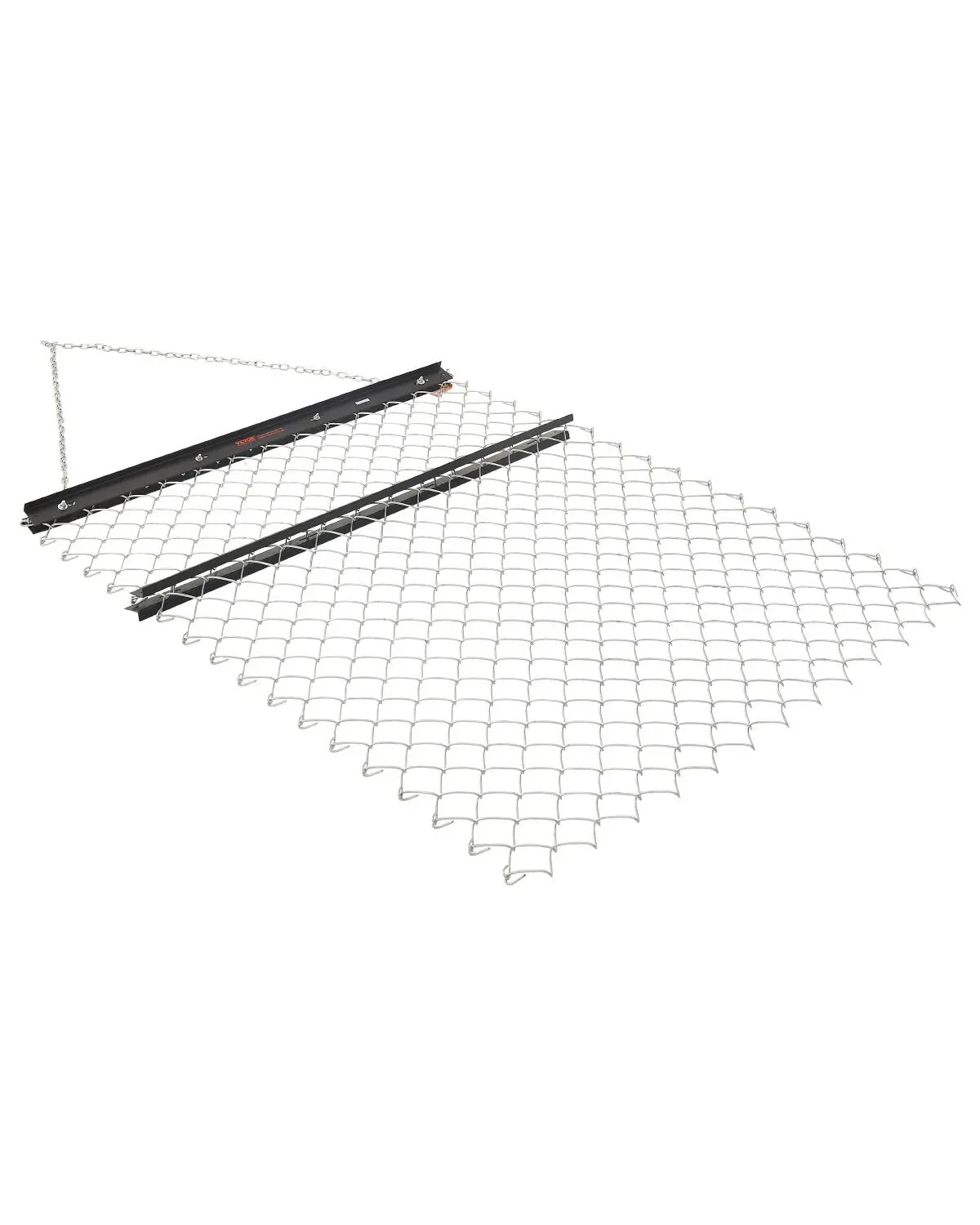 【SummerFinds】VEVOR Drag Harrow, 4 x 5 ft Chain Harrow - Made from Q235 Steel, UTV Tractor Attachments for Landscape Leveling or Sod Prepping, Durable Harrow Rake for Gravel Driveway, Farm Field Garden Black