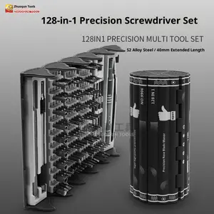 128-Piece Screwdriver Set with Hex, Star, and Special-Shaped Bits Multi-Functional Household Repair Screwdriver for Precision Disassembly