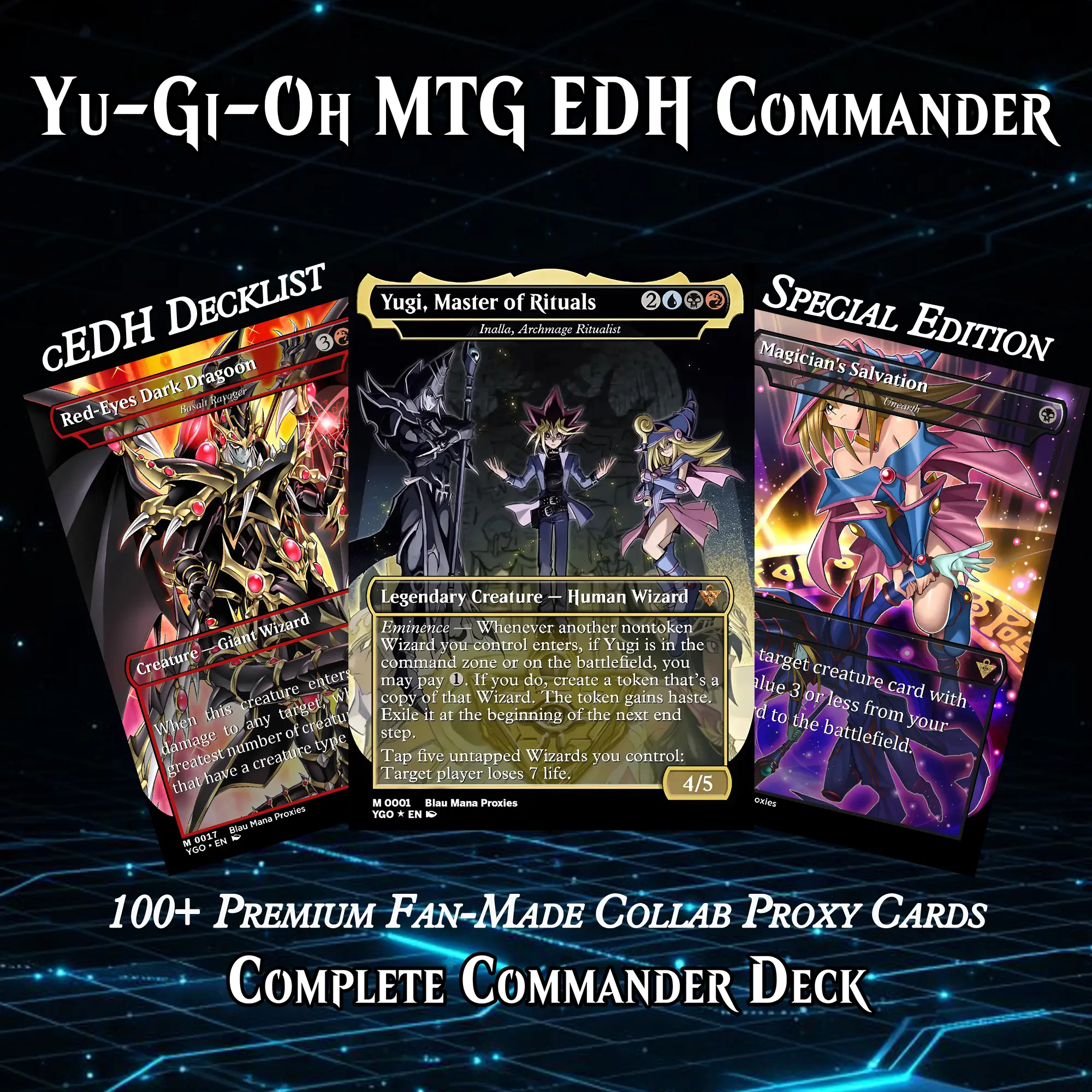 YU-GI-OH DARK MAGIC MTG PROXY COMMANDER DECK PREMIUM COLLECTOR SET (111 CARDS) - TikTok Shop YU-GI-OH DARK MAGIC MTG PROXY COMMANDER DECK PREMIUM COLLECTOR SET (111 CARDS) - TikTok Shop