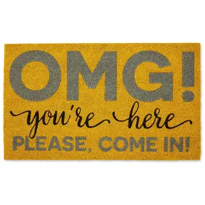 Design Imports OMG You're Here 18x30 Doormat