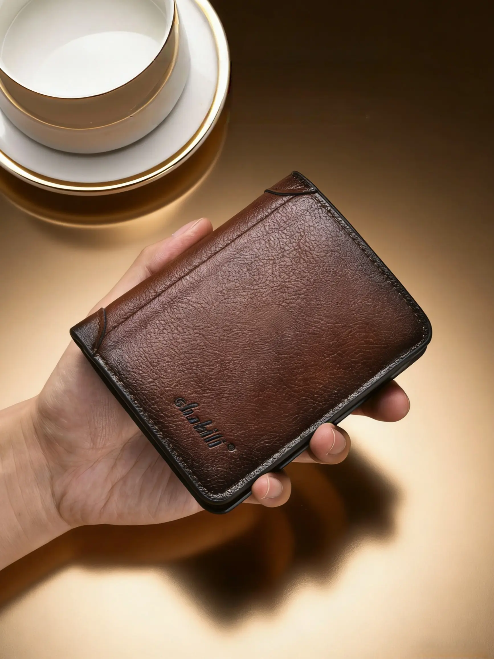 High-Quality Men's Business Fashion Wallet, Classic Vintage Card Holder, Vertical Wallet with Card Slots, Driver's License Case, Daily Accessory, Stylish Wallet, Vintage Style Wallet, Holiday Gift, Business Wallets