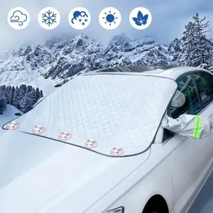 Car Accessory Windshield Snow Cover Large Size Anti Frost Windproof Magnetic Car Protector