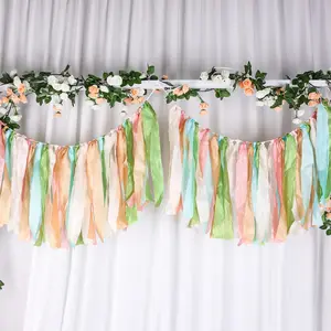 Baby Shower Photo Booth Props, & Bow Banner, Cotton Material, Vibrant Colors, Perfect for Gender Neutral Decorations