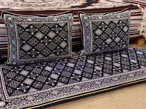 Luxury DARK NAVY Afghan Toshak Cover Set N03 | Velvet High Quality | Custom Made Toshak Set