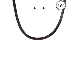 Aluminumcoating Herringbone Necklace Set