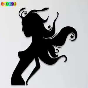 1pc Dancing Silhouette Metal Wall Art,Dynamic Dancing Statue Mural, Ideal Gift for Christmas, New Year, Art Decor Enthusiasts, Rust-Resistant Metal Wall Decor Wall Sculptures, Perfect for Living Room Wall & Garden Fence, Creative Home Decor