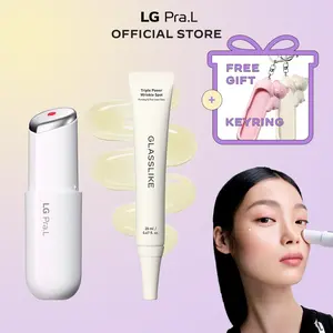 [FREE GIFT] LG Pra.L Custom Glow Device Set (White) ｜ Choose Your Serum for Personalized Anti-Aging Care, 1-Minute Skin Booster for Glass & Glow Skin, Korean Anti-Aging Skincare Device, Fast Absorption, Makeup Prep, Face & Neck Massage, LED Therapy