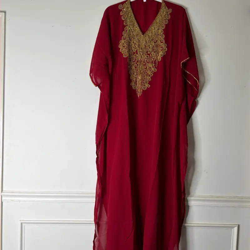 Lady's Formal Long Bubu Gown - Chic Design, Premium Fabric, Formal Wear for Special Occasions