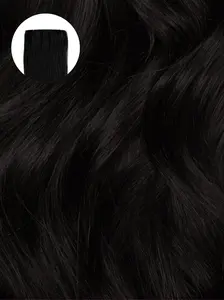 Jet Black (1) Invisible Clip-Ins