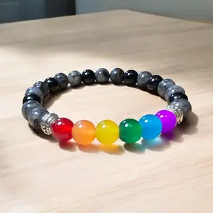 8mm Gemstone PRIDE bracelet