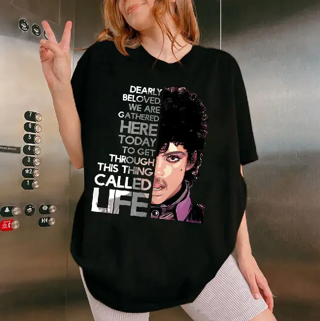Prince Song Shirt, Prince Fan Love T-Shirt, Custom Memorial Tee, Unisex, Sweatshirt, Hoodie