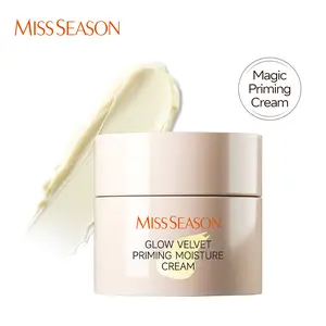 MISS SEASON Glow Velvet Priming Moisture Cream - Pore Blurring & Makeup Gripping Primer