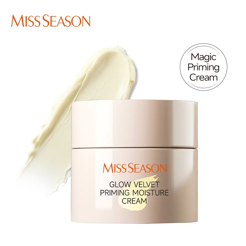 MISS SEASON Glow Velvet Priming Moisture Cream - Pore Blurring & Makeup Gripping Primer #Summervibes