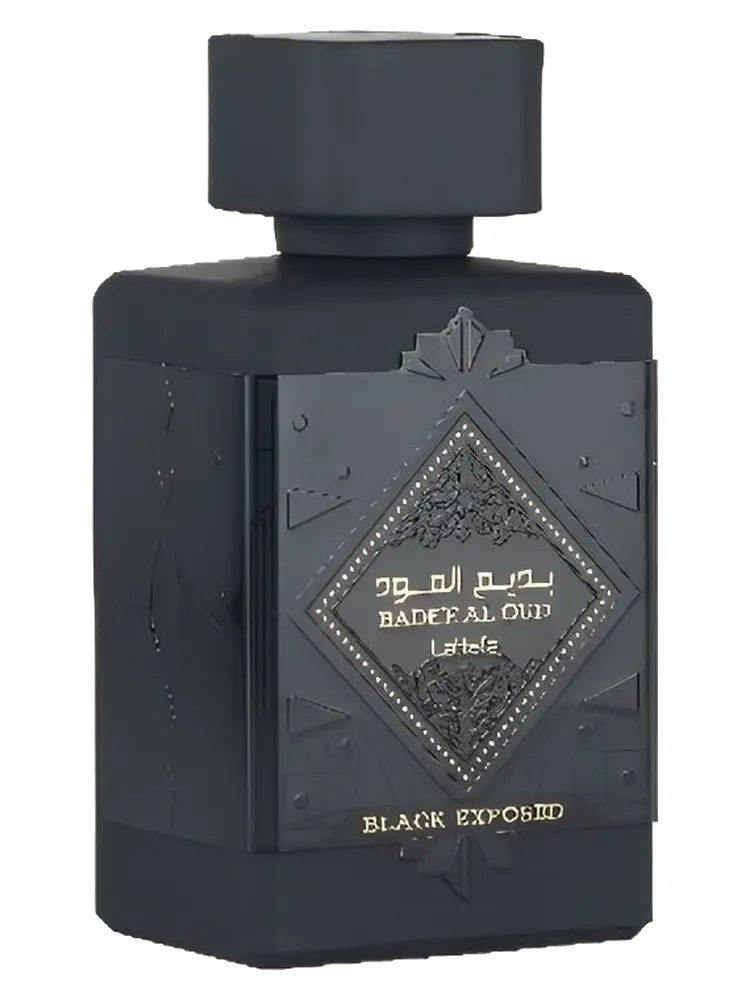 Badee Al Oud Black Exposed by Lattafa EDP Spray, 3.4 oz