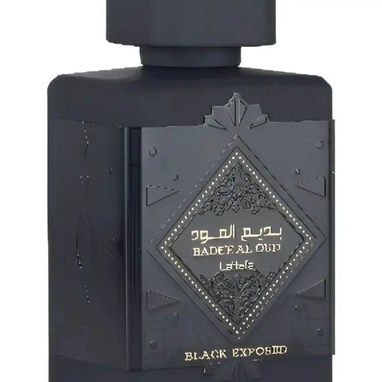 Badee Al Oud Black Exposed by Lattafa EDP Spray, 3.4 oz