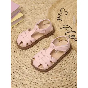 Toddler Girl's Fashionable Heart Decorated Slingback Strap Sandals, Casual Comfortable Soft Sole Summer Beach Sandals for Beach, All-match Commuter Shoes for Daily Wear