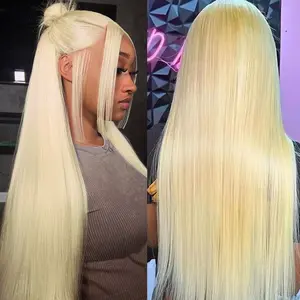Mamushow 200% Density 13x6 Blonde Lace Frontal Wigs Human Hair 613 Straight Hd Transparent Lace Frontal Wig Pre Plucked With Baby Hair 30 Inch #Tiktokshopmemorialday#Summervibes