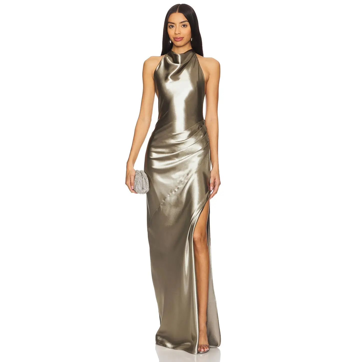 Lovers and Friends Kamiah Gown in Sage Green