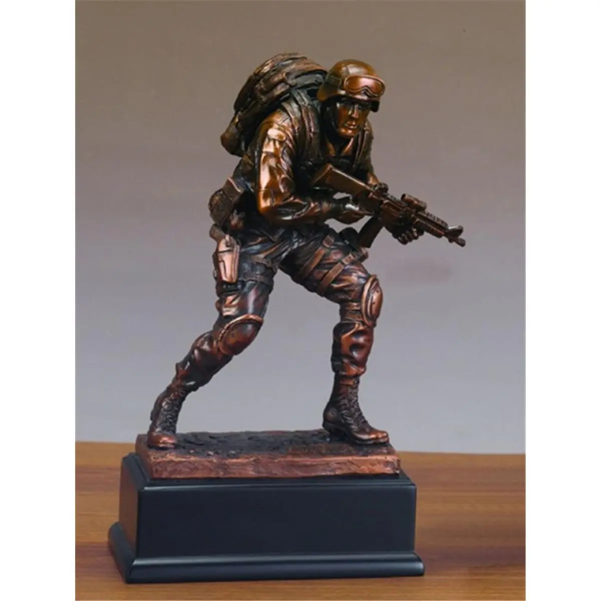 212 MAIN Antique Copper Resin Marine Theme Figurine - Bronze Plated Heavy-Weight Cold Cast Indoor Home Decor Statue, 7x3.5x10in Figurines & Miniatures, 2.4 lbs Display Ornament