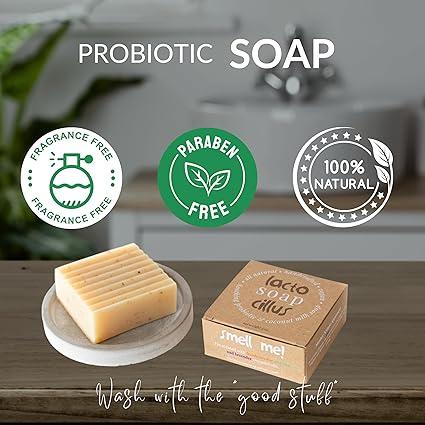 Lactosoapcillus Probiotic Bar Soap - Natural and Vegan - Plant-Based Materials - Natural Ingredients Without Harsh Chemicals