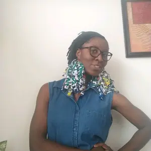 African fringe fabric Earrings Boho earrings Statement Earrings