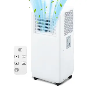 10000 BTU 3-in-1 Portable Air Conditioner, Ultra Quiet 50dB AC Unit with Fan and Dehumidifier, LED Display 24H Timer Remote Control, Complete Window Vent Kit, Cools Up to 400 Sq.Ft for Home Bedroom Office Dorm