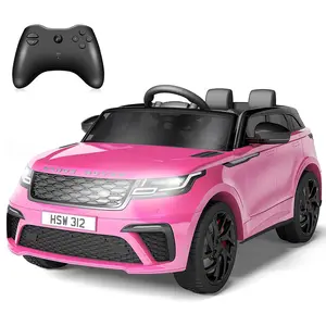 【GARVEE】Licensed Land Rover Ride-On Car for Kids with Parent Remote Control, Realistic Sound, Durable Battery, Safety Belts, Portable Handle, MP3 Player & Rocking Feature
