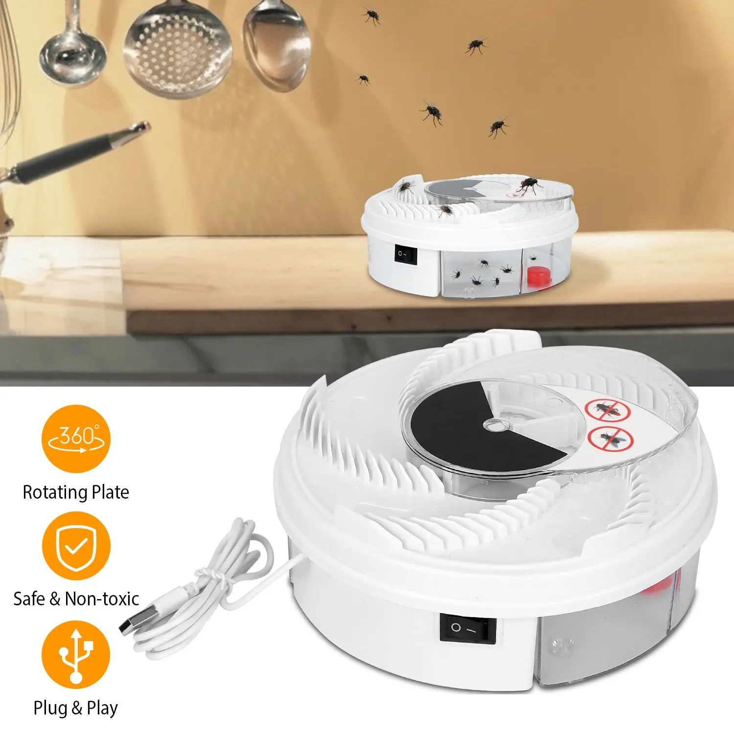 USB Powered Electric Fly Traps